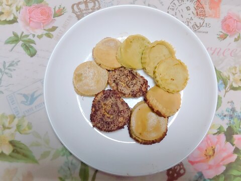 ココアと抹茶のおからミニケーキ